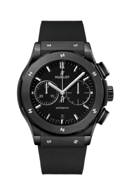 HUBLOT CLASSIC FUSION CRONOGRAPH BLACK MAGIC