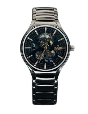 RADO TRUE ROUND AUTOMATIC OPEN HEART - FULL BLACK