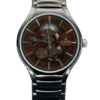 RADO TRUE ROUND AUTOMATIC OPEN HEART - BLACK BROWN