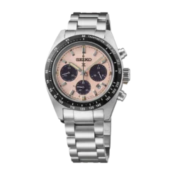 SEIKO PROSPEX SPEEDTIMER 'YOUNGTIMER' IN PALE PINK - SSC963P1